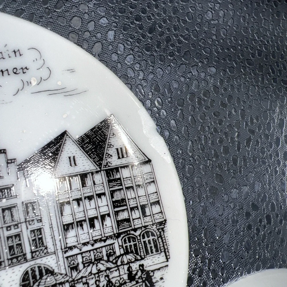 Set of 3 Vintage ALTENKUNSTADT Meldorf Germany Butter Pat‎ Plates